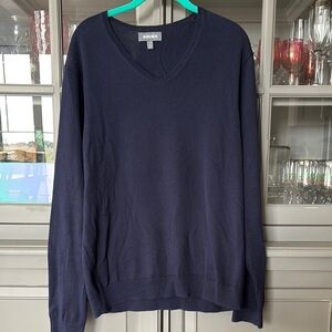 Bonobos Men's Navy Cashmere Blend Vneck Sweater